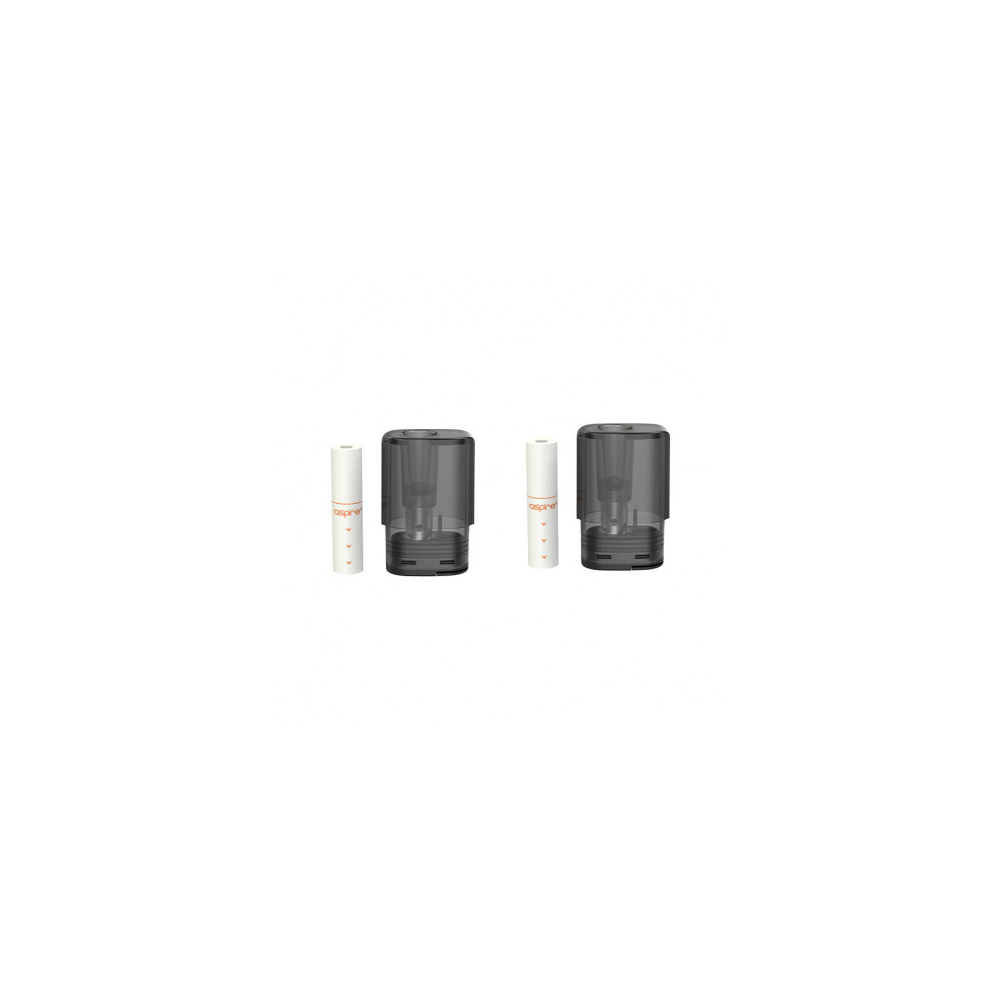 Aspire - Cartouches Pod Vilter 2ml - 1ohm X2
