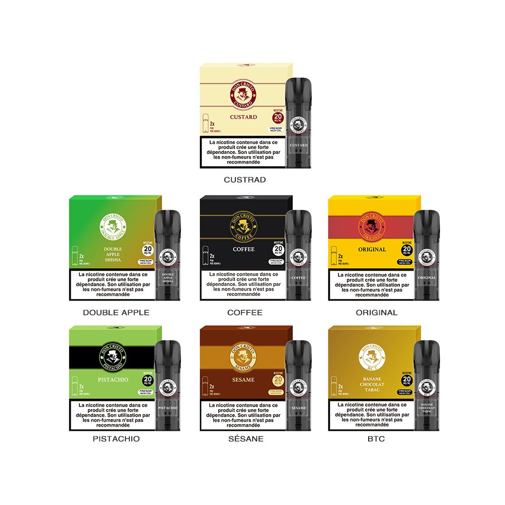 PGVG Don Cristo - Pre-Filled Cartridges DC Pods X2 20mg