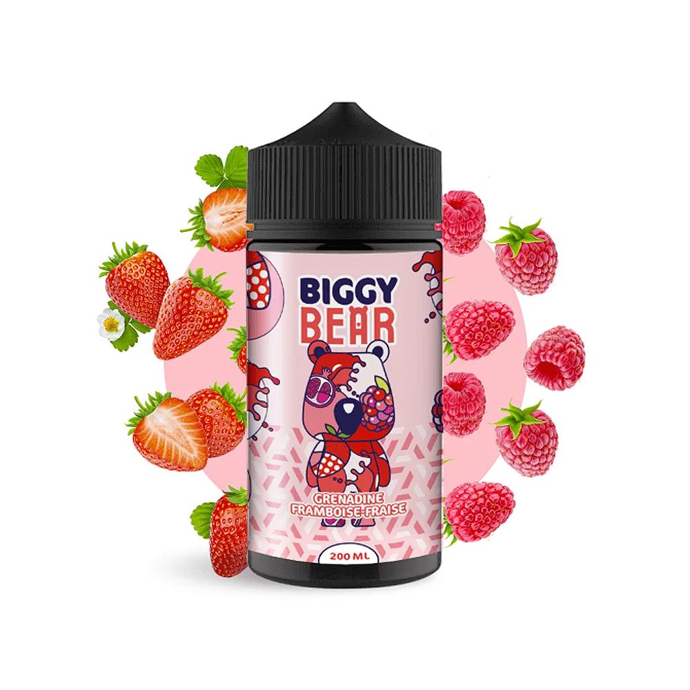 Biggy Bear - Grenadine Raspberry Strawberry 200ml