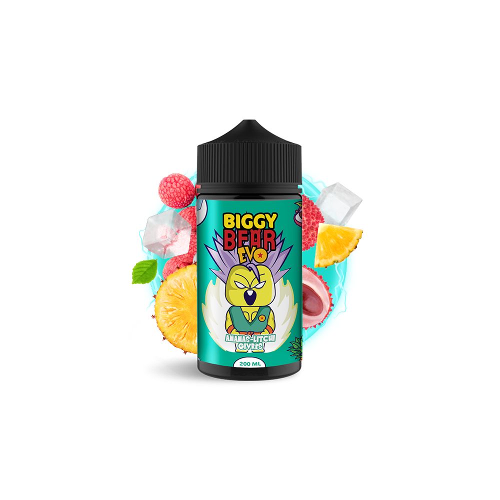 Biggy Bear Evo - Ananas Litchi Givrés - 50/50 200ml