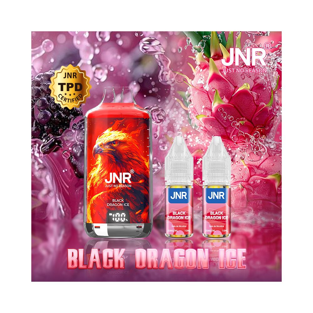 Falcon X JNR - Black Dragon Ice - 28 000 puffs