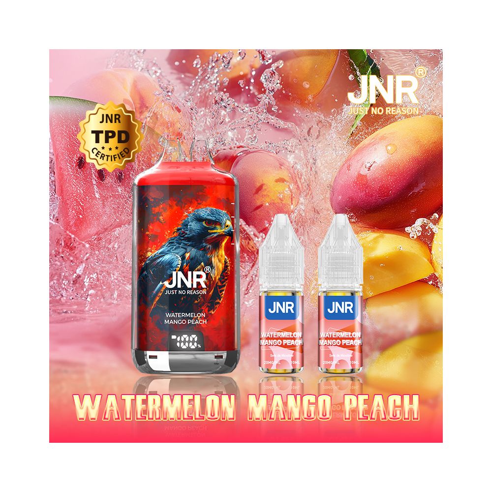 Falcon X JNR - Puff Pastèque Pêche Mangue - 28 000 bouffées