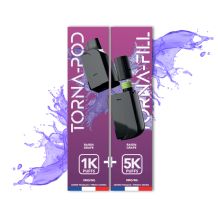 TORNA-BAR - Torna Pod / Fill Grape 6K Puffs x10