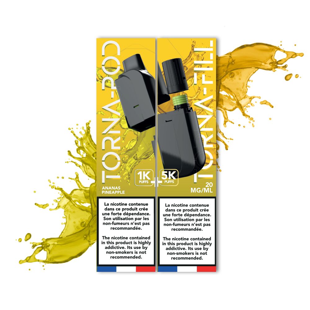 TORNA-BAR - Torna Pod / Fill Pineapple 6K Puffs x10