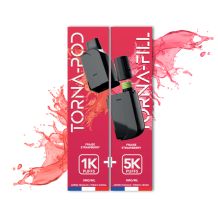 TORNA-BAR - Torna Pod / Fill Strawberry 6K Puffs x10