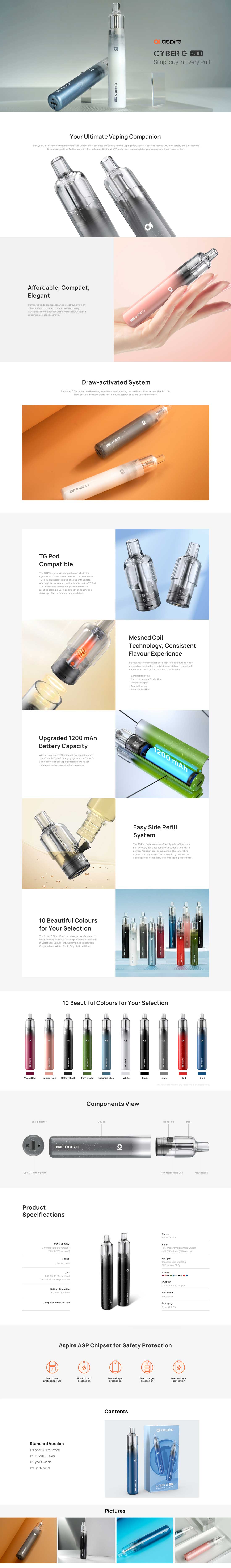 Cyber G Slim - Aspire